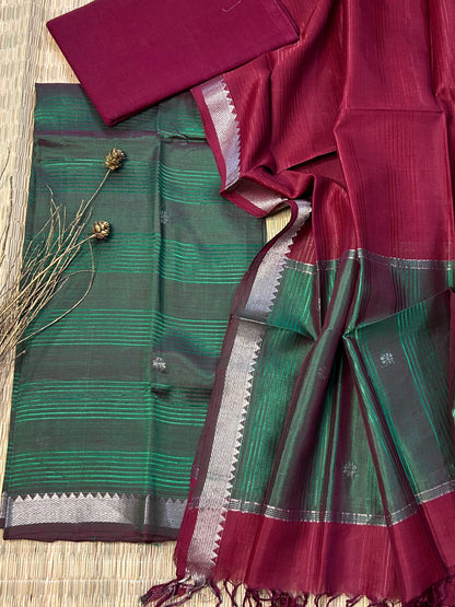 Mangalagiri Silk Dress Material