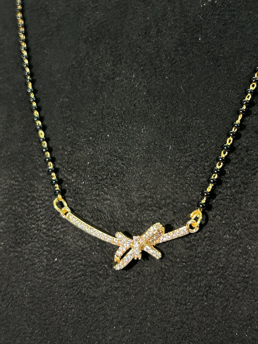 Mangalsutra with diamonds