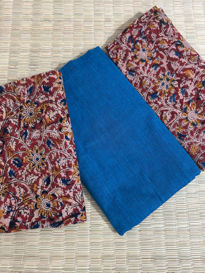 Kalamkari Cotton Dress Material