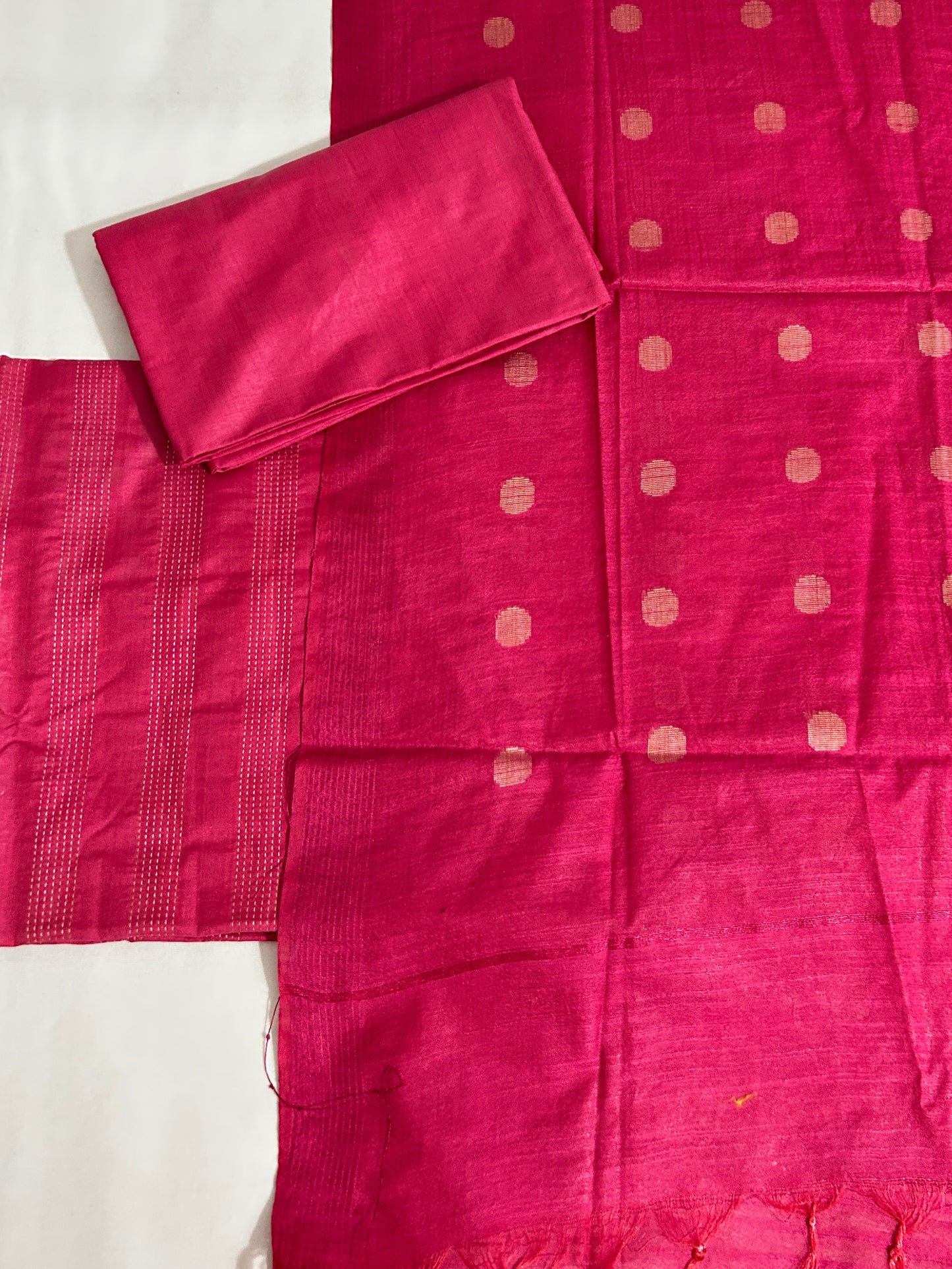 Katan Silk Cotton Dress Material