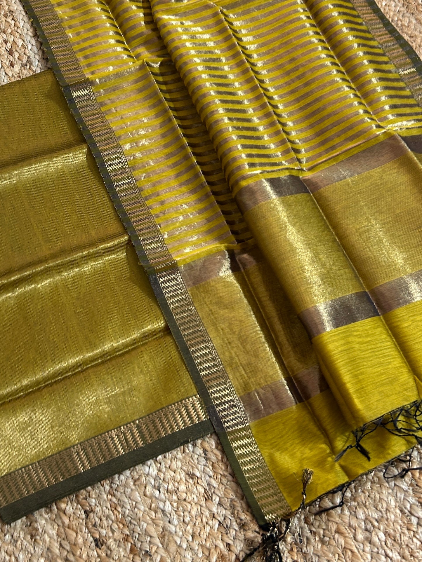 Maheshwari Tissue zari Dress Material