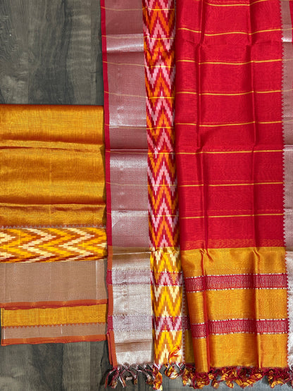 Mangalagiri Silk Dress Material
