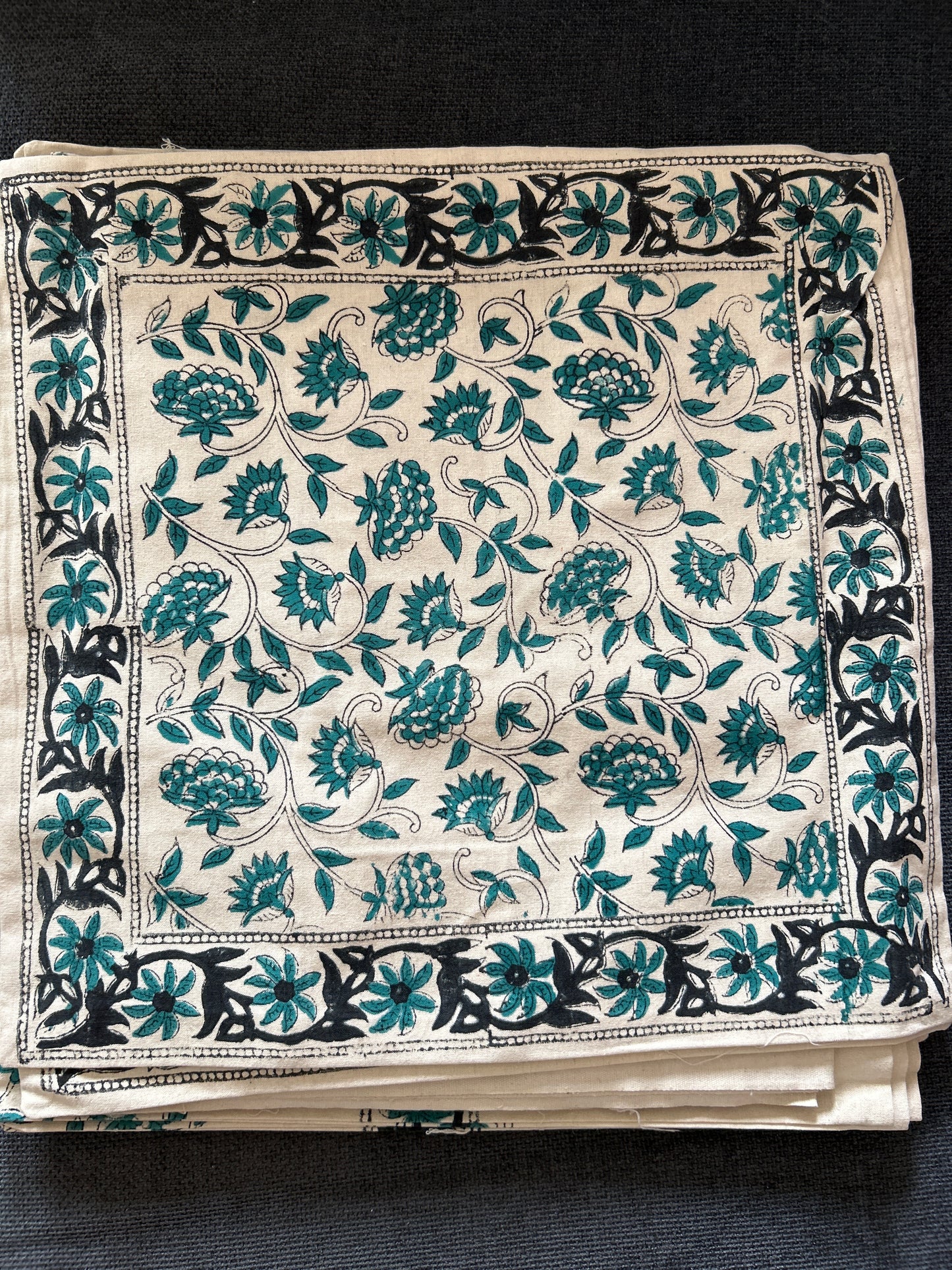 Hand Block Printed Diwan Set