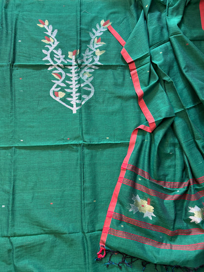 Jamdani Cotton Dress Material