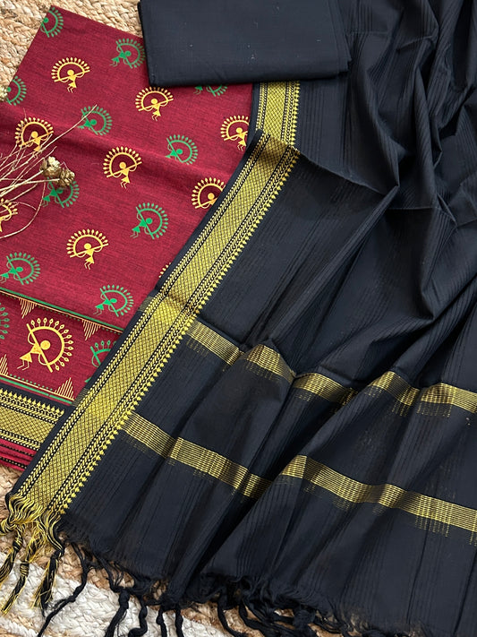Mangalagiri Cotton Dress Material