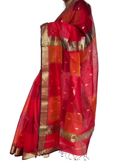 Maheshwari Silk Saree with Blouse