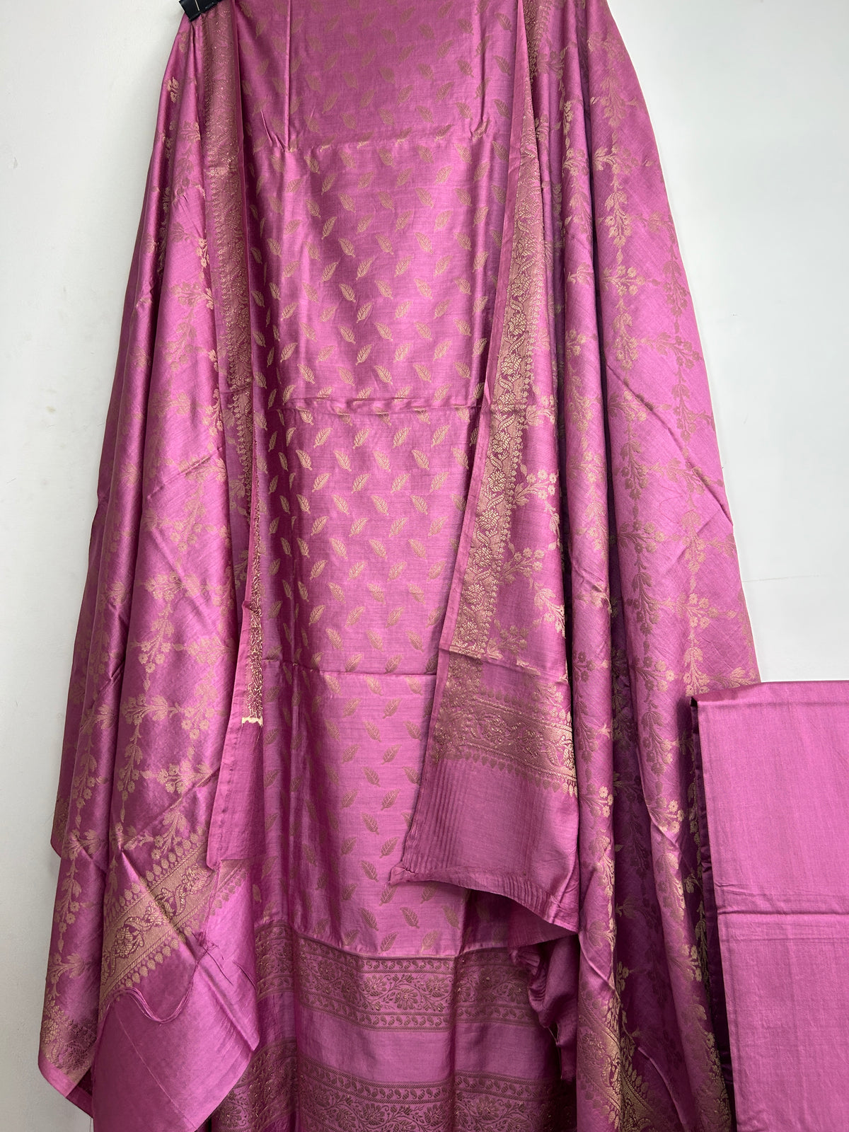 9. Banarasi Silk Cotton Dress Material