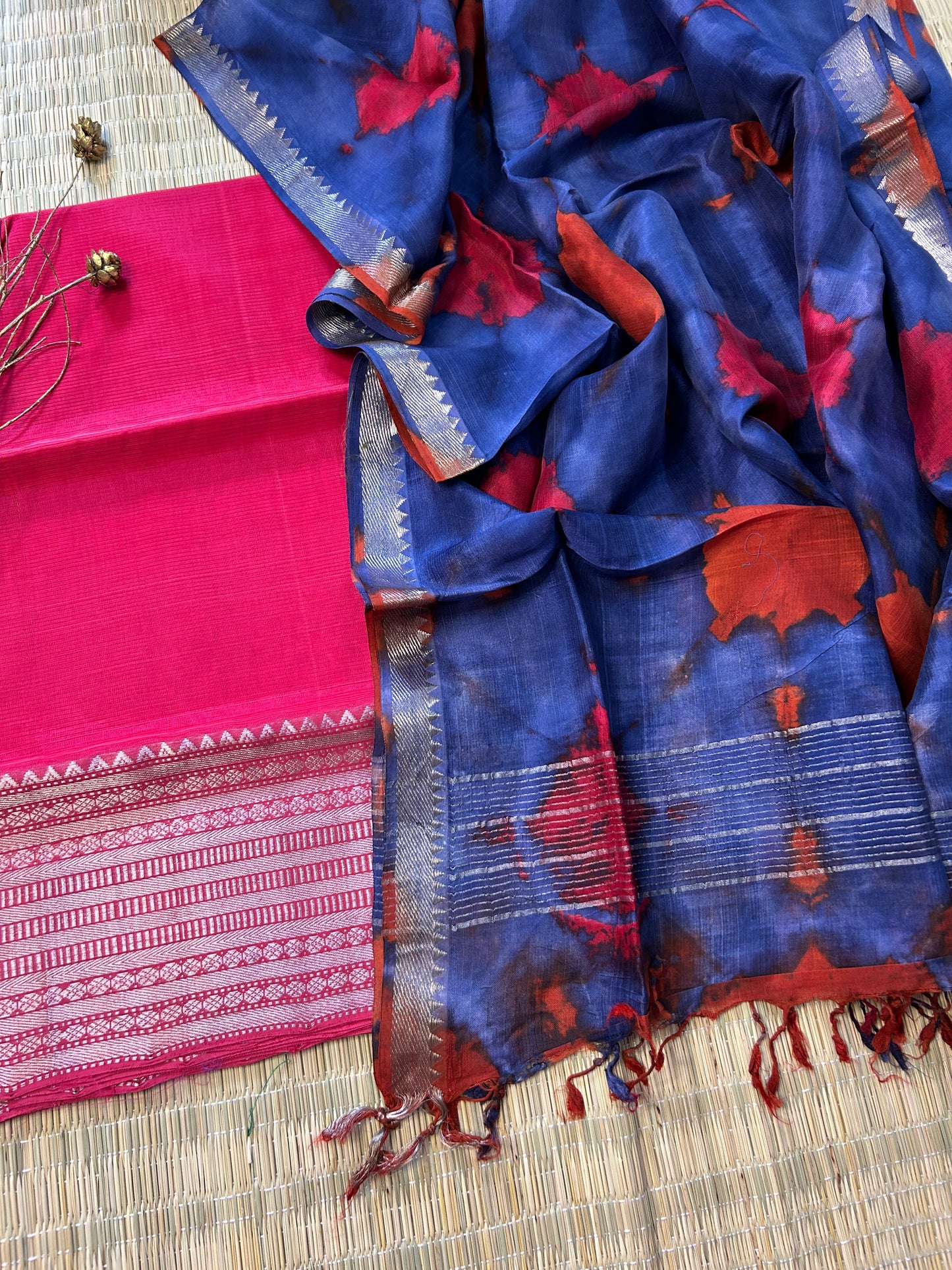 Mangalagiri Silk Cotton Dress Material