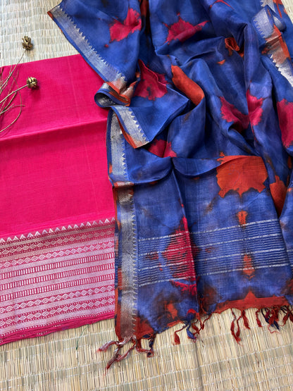 Mangalagiri Silk Cotton Dress Material
