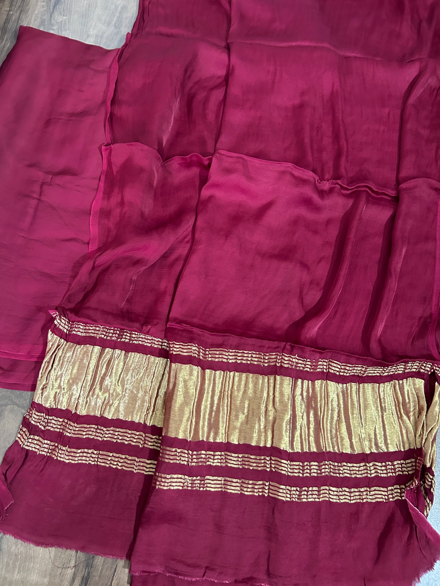 Modal Silk Dress Material with Lagdi Pallu Dupatta