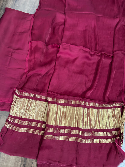 Modal Silk Dress Material with Lagdi Pallu Dupatta