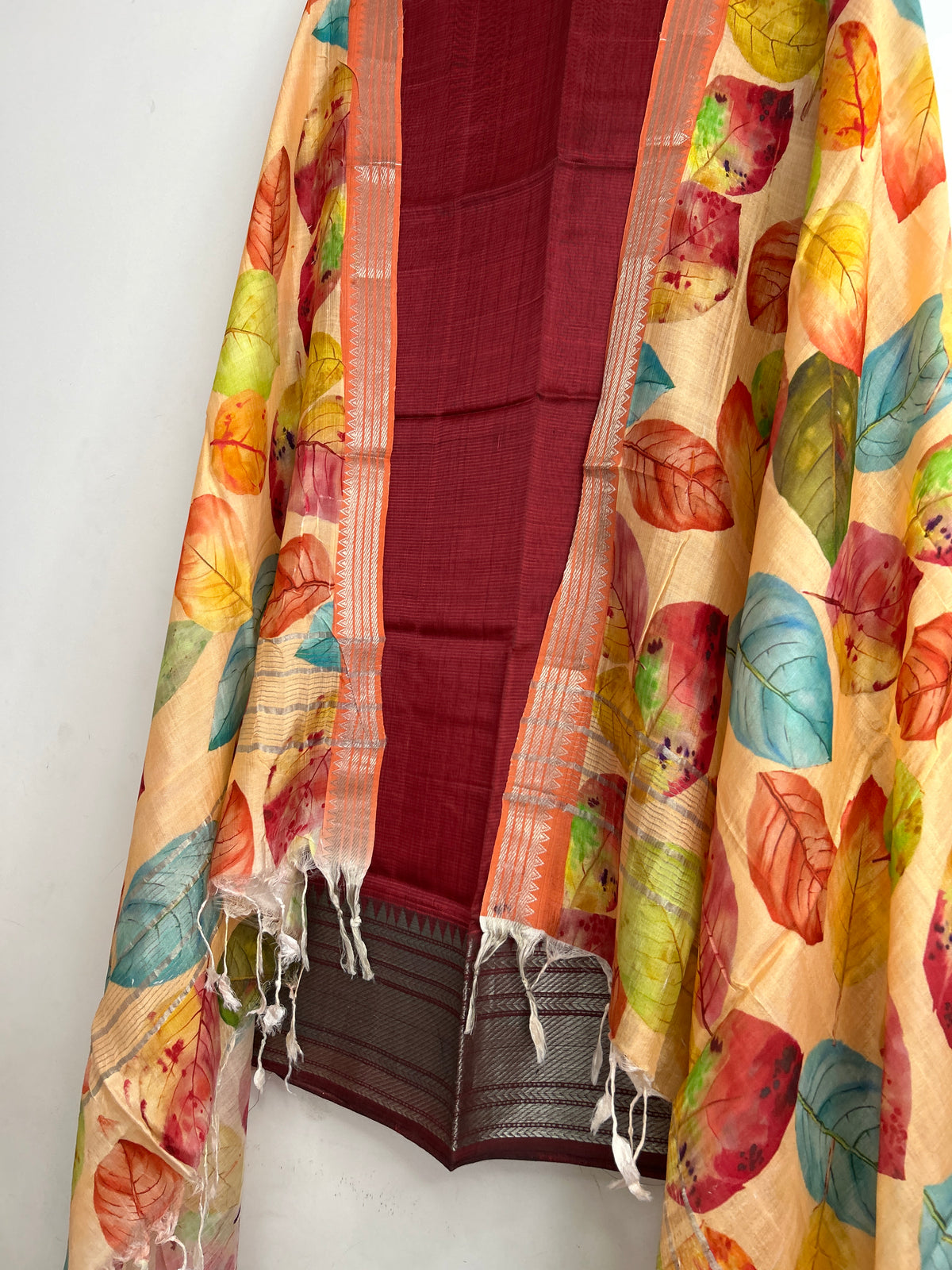Mangalagiri Silk Cotton Dress Material