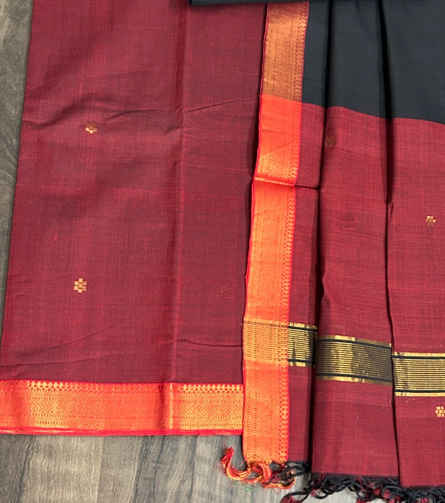 Handloom Mangalgiri Cotton Dress Material *