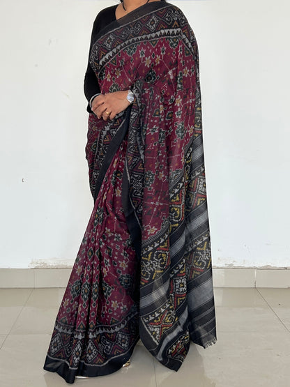 Patola Mercerised Cotton Saree
