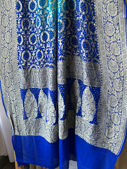 Pure Georgette Bandhej Neemjari Dupatta