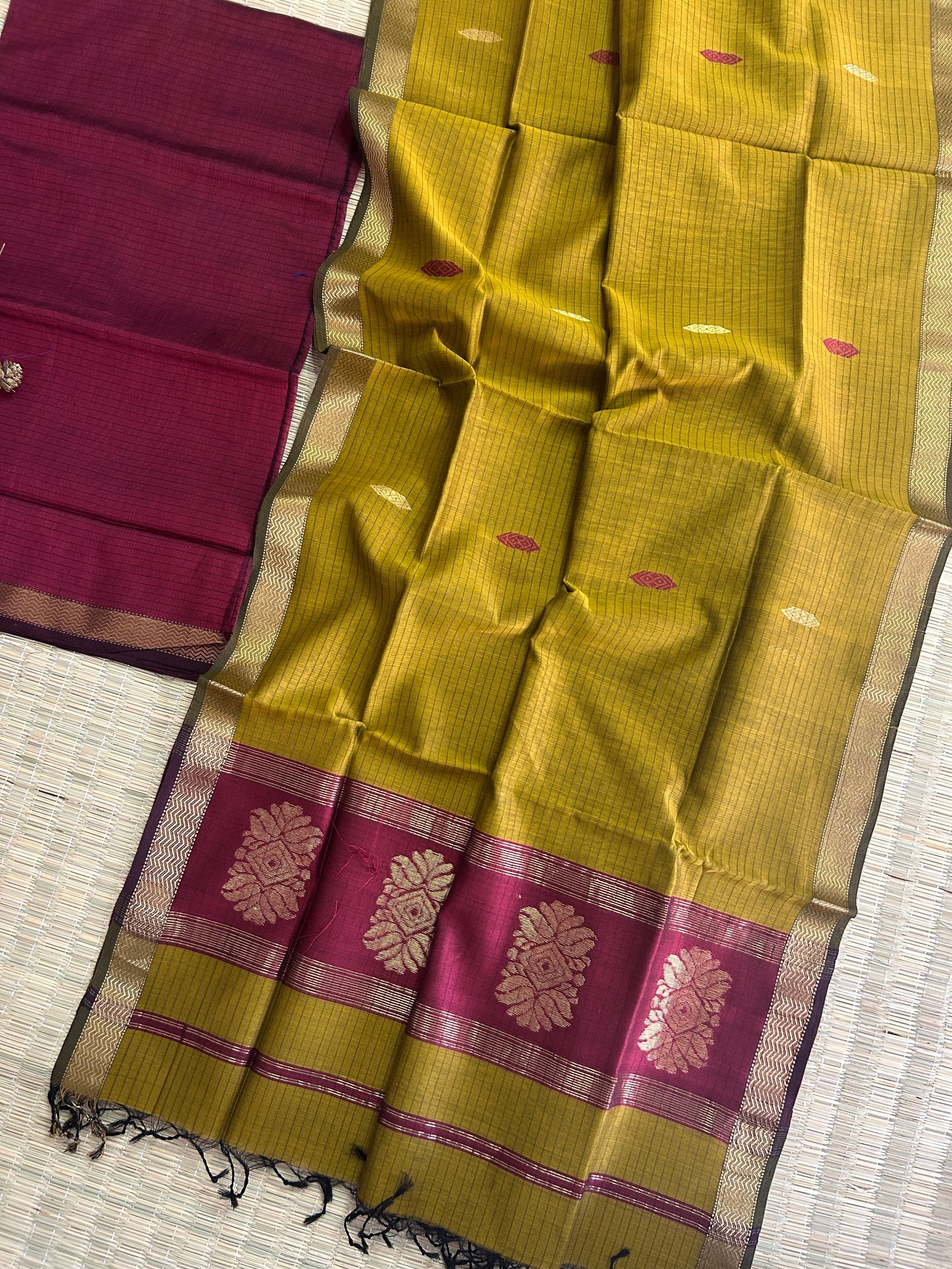 Maheshwari Silk Cotton Dress Material