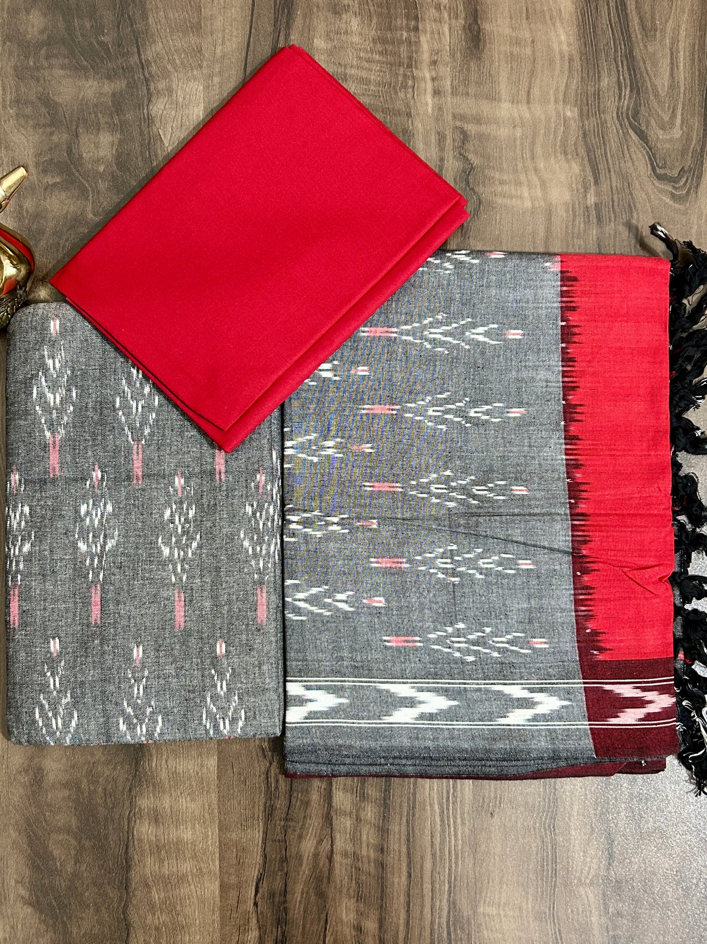 Ikat Cotton Dress Material