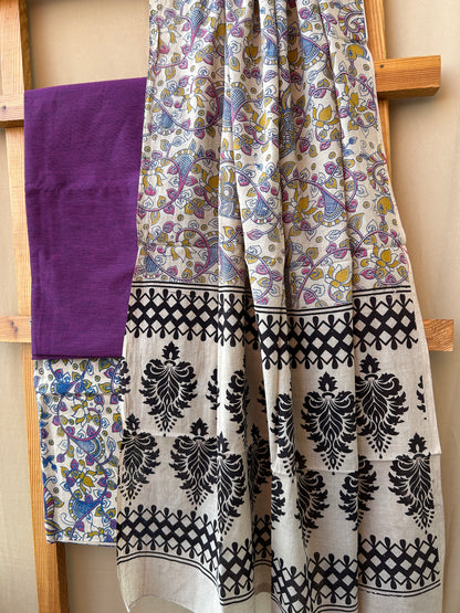 Kalamkari Cotton Dress Material