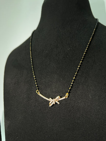 Mangalsutra with diamonds