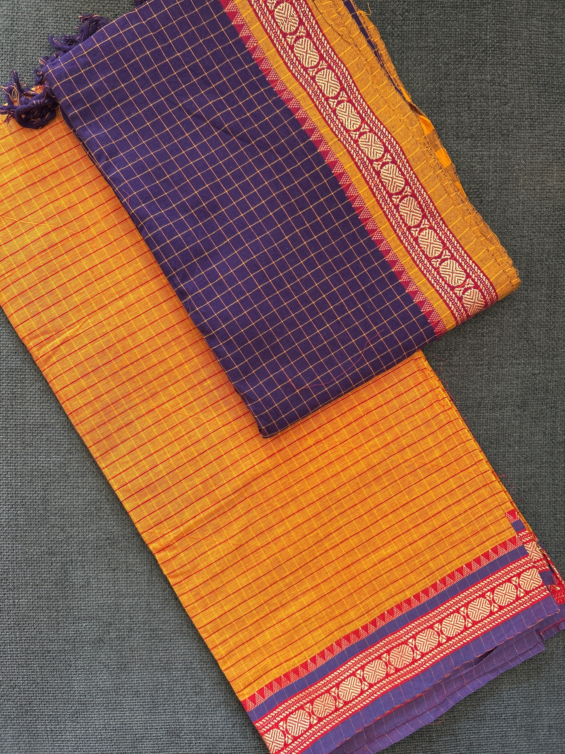 Chettinad Cotton Top Dupatta Set