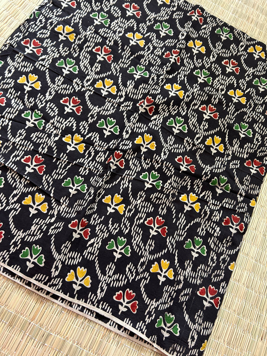 Kalamkari cotton fabric (1 m)(fab-53)