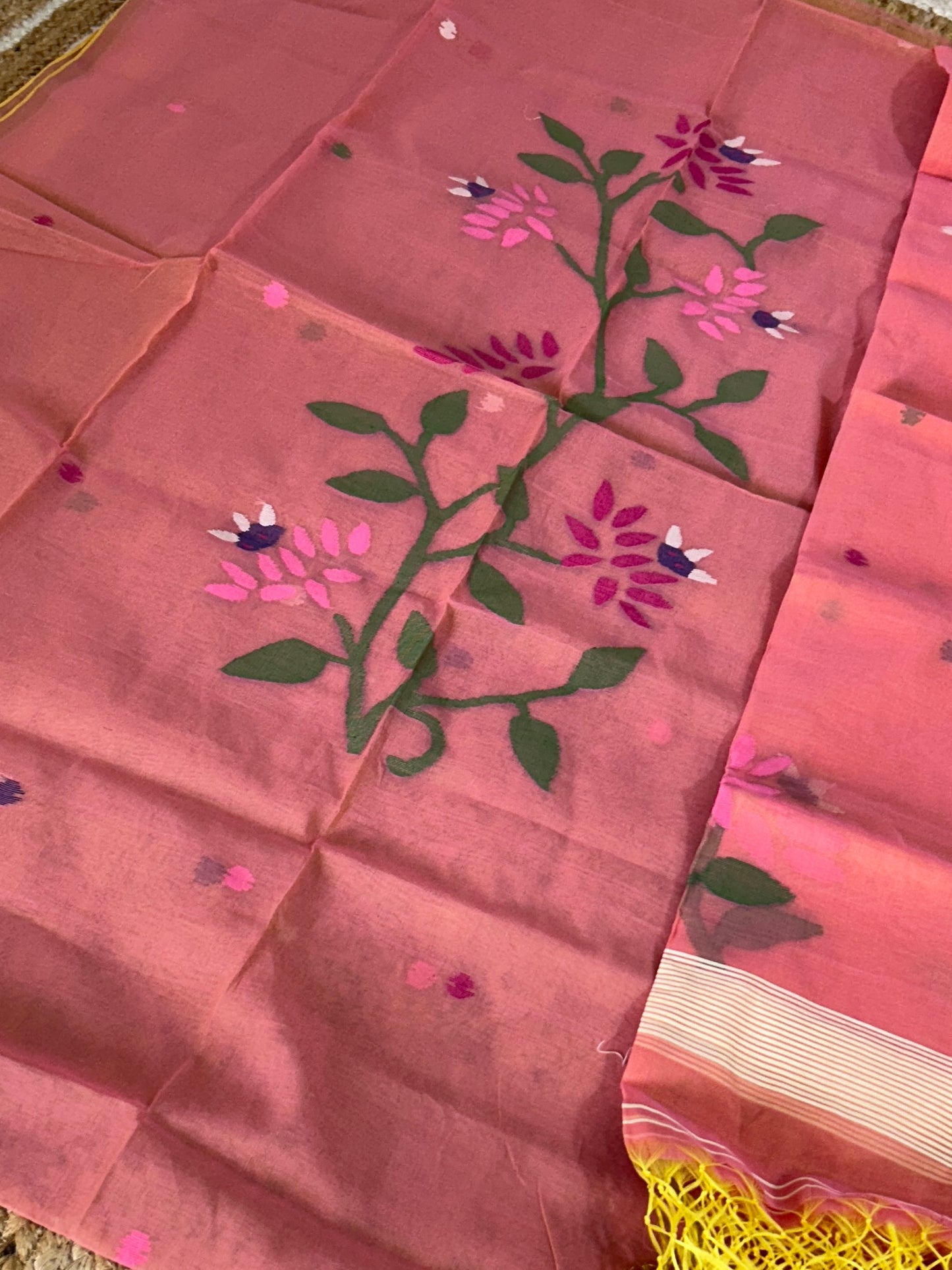 Maslin Jamdani 2 pc dress material