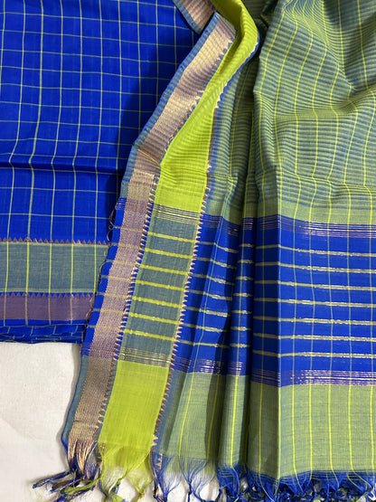 Mangalagiri Cotton Dress Material *