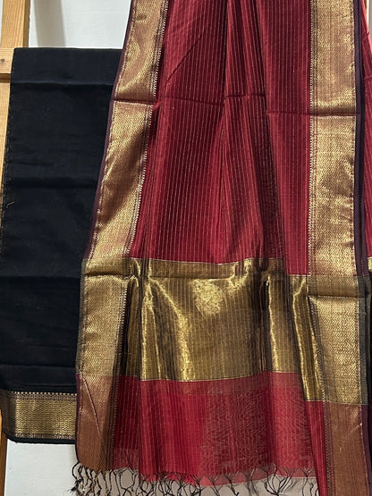 Maheshwari Silk Cotton Dress Material