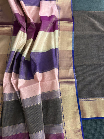 Maheshwari Tissue Silk Dress Material