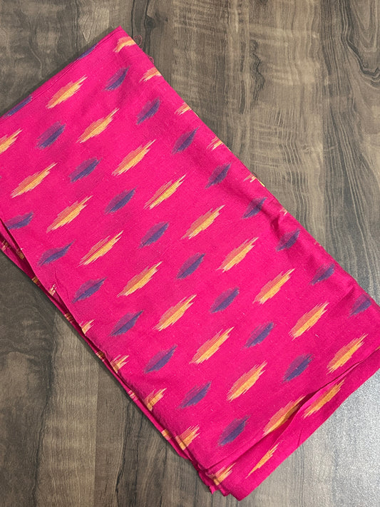 Pink Ikat Cotton Fabric (2.5 meter) #