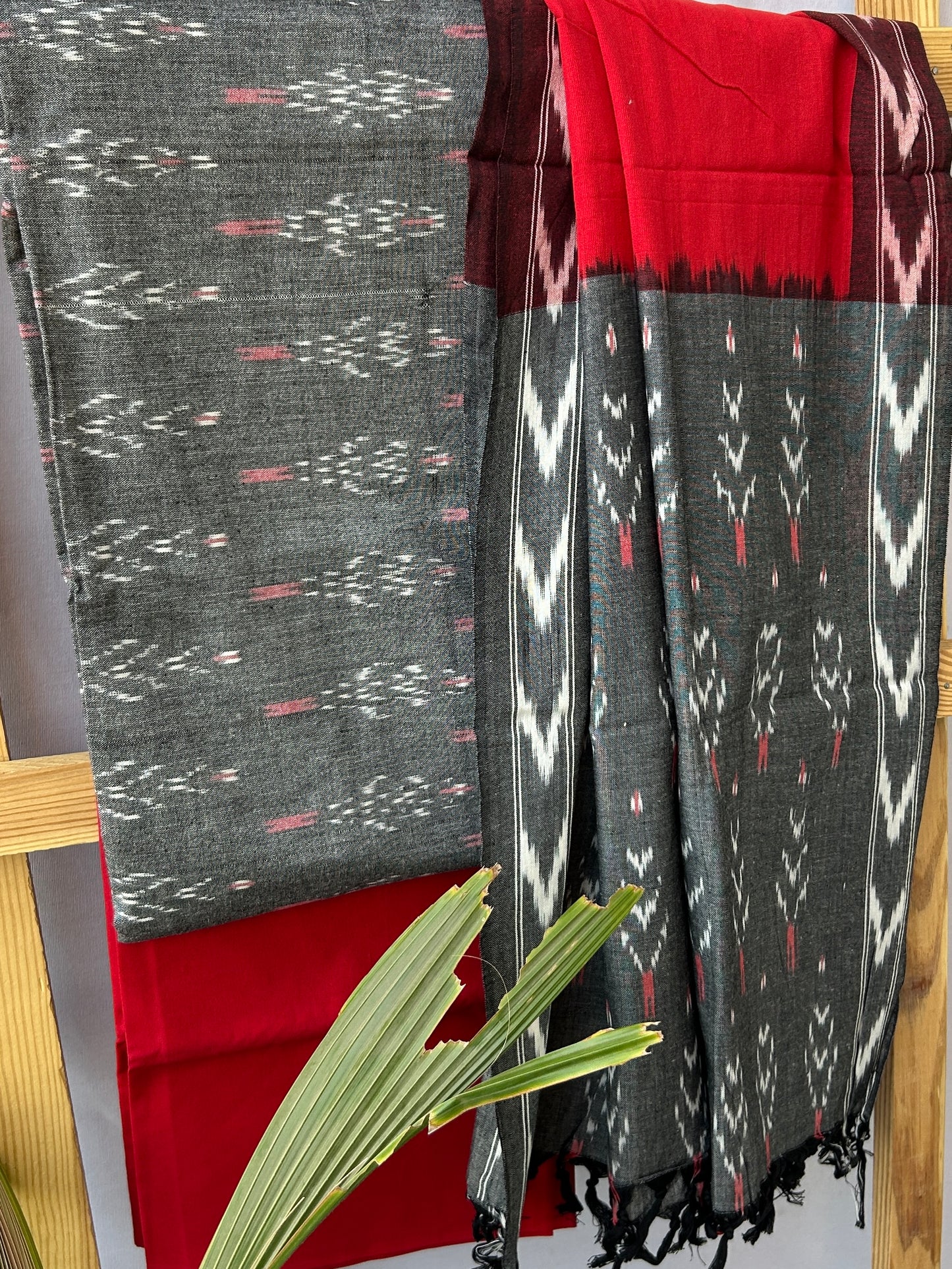 Ikat Cotton Dress Material