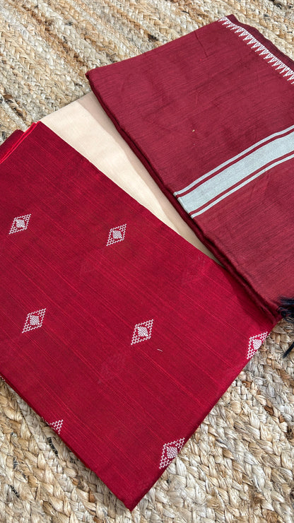 Blend Cotton Silk Dress Material