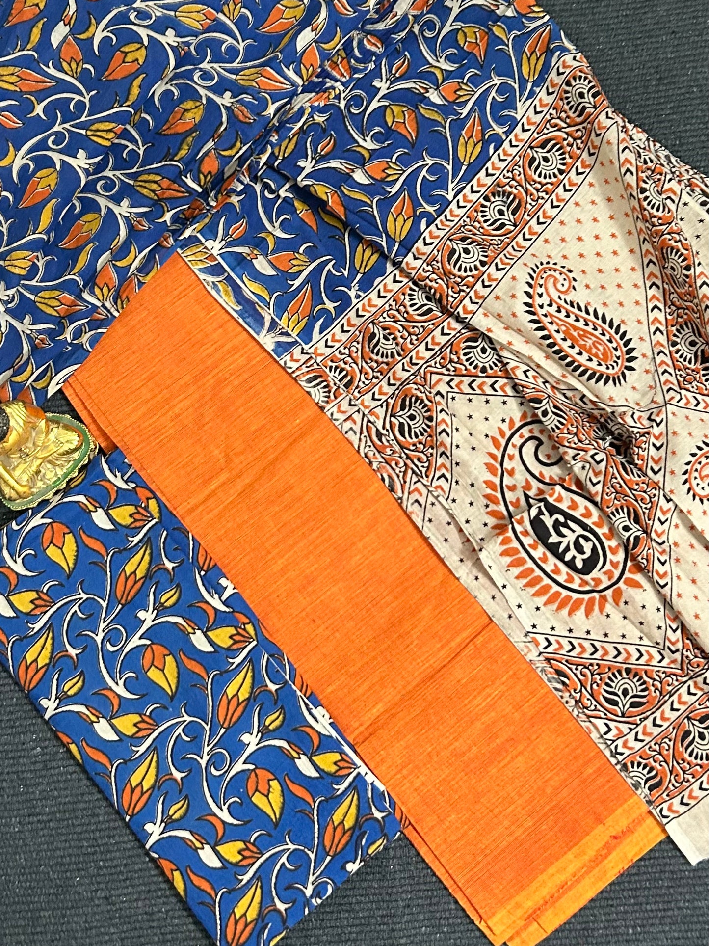 Kalamkari Cotton Dress Material