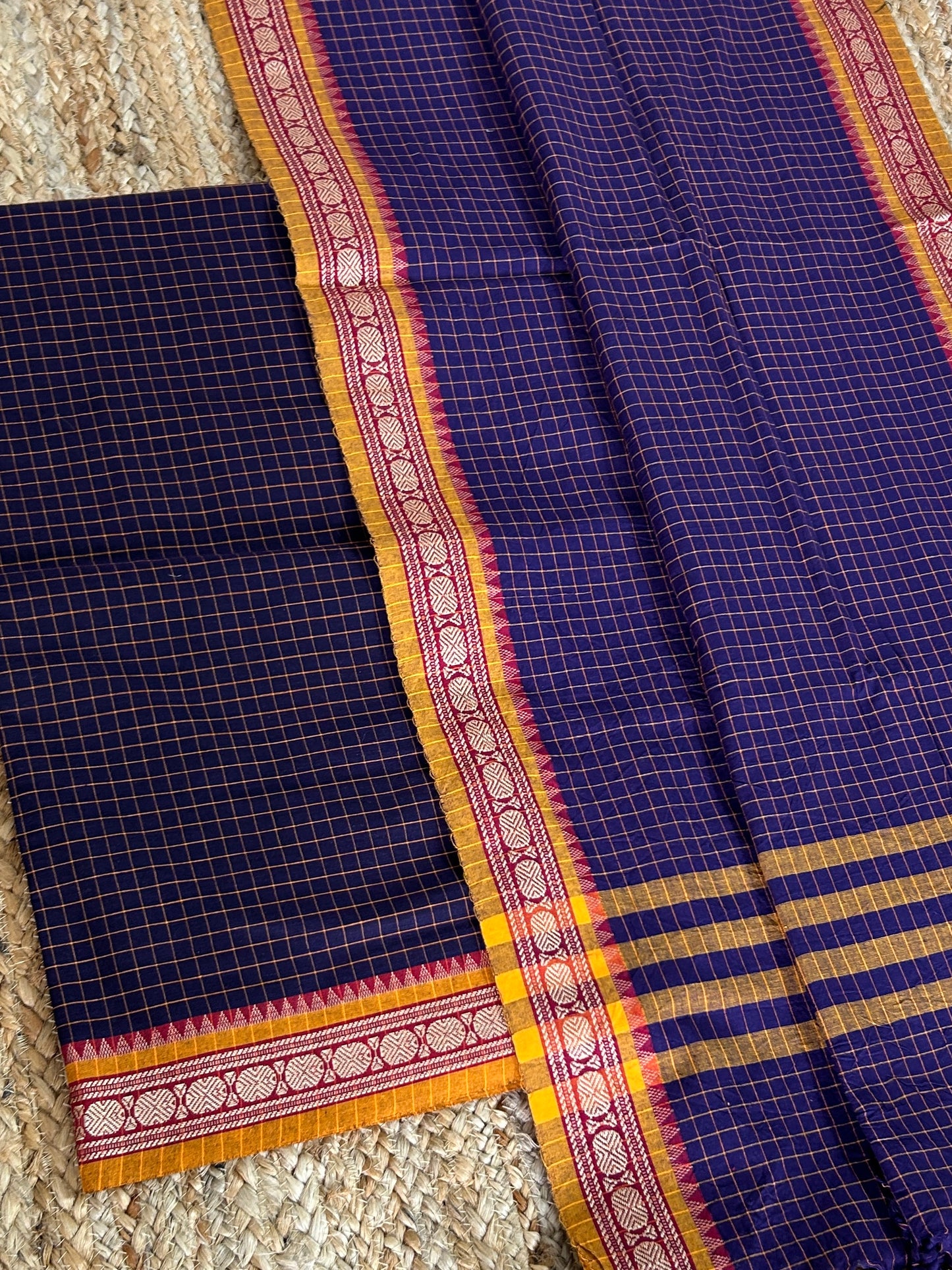 Chettinad Cotton Top Dupatta Set