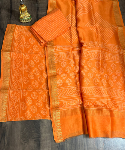 Maheshwari Silk Dress Material