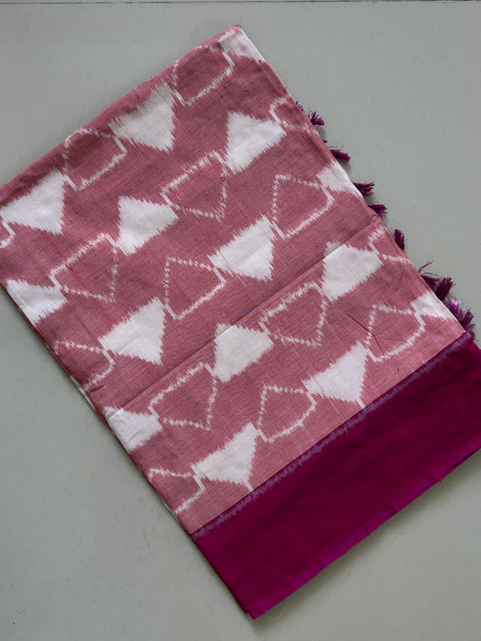 Ikat Mercerized Cotton Dupatta