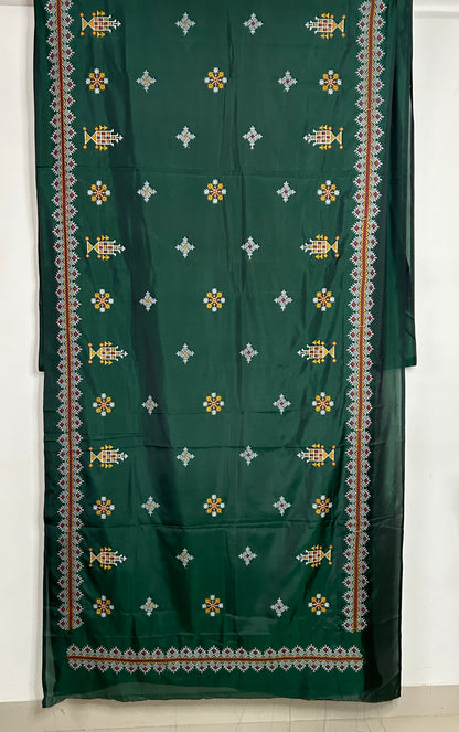 Kasuti Work Silk Saree with Blouse