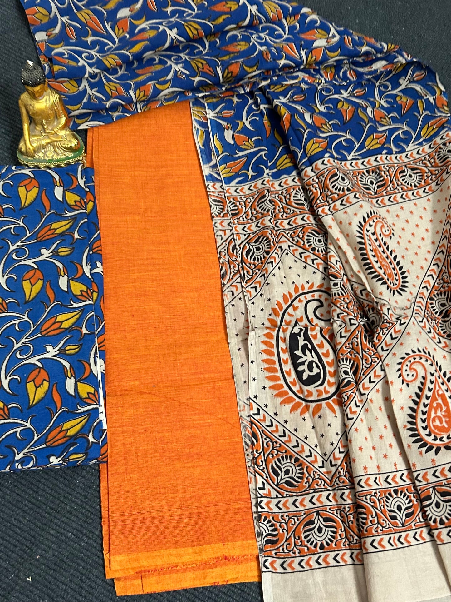 Kalamkari Cotton Dress Material