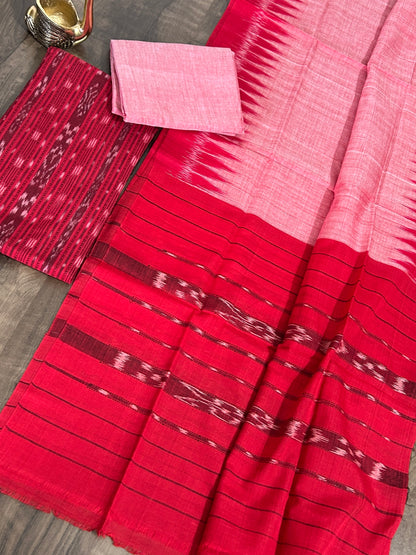Sambalpuri Ikat Cotton Dress Material