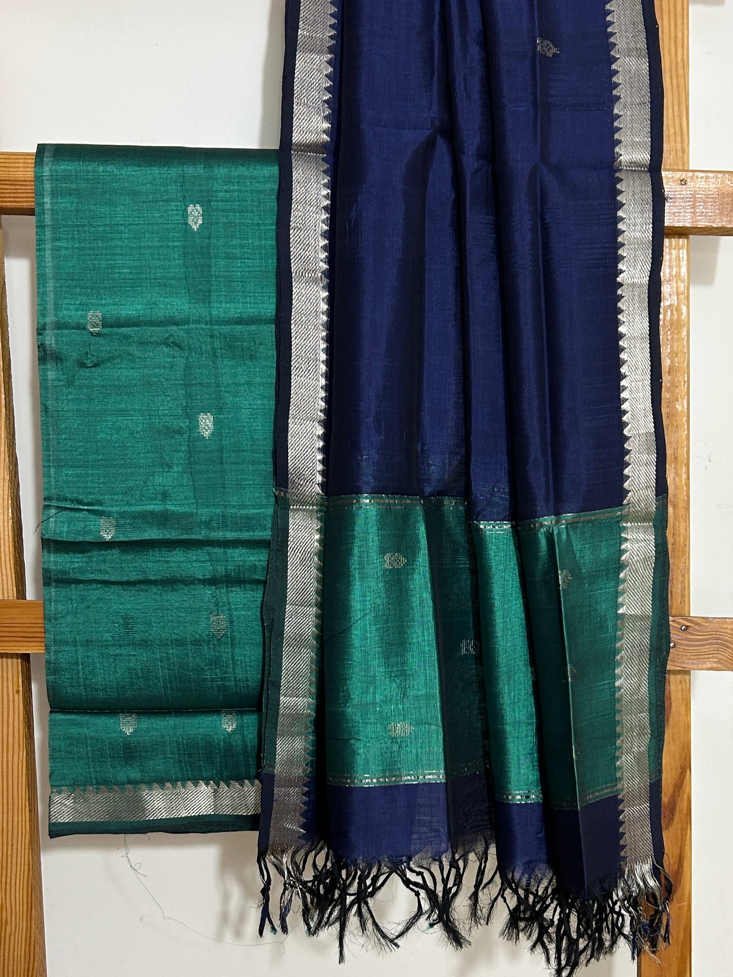 Mangalagiri Silk Cotton Dress Material