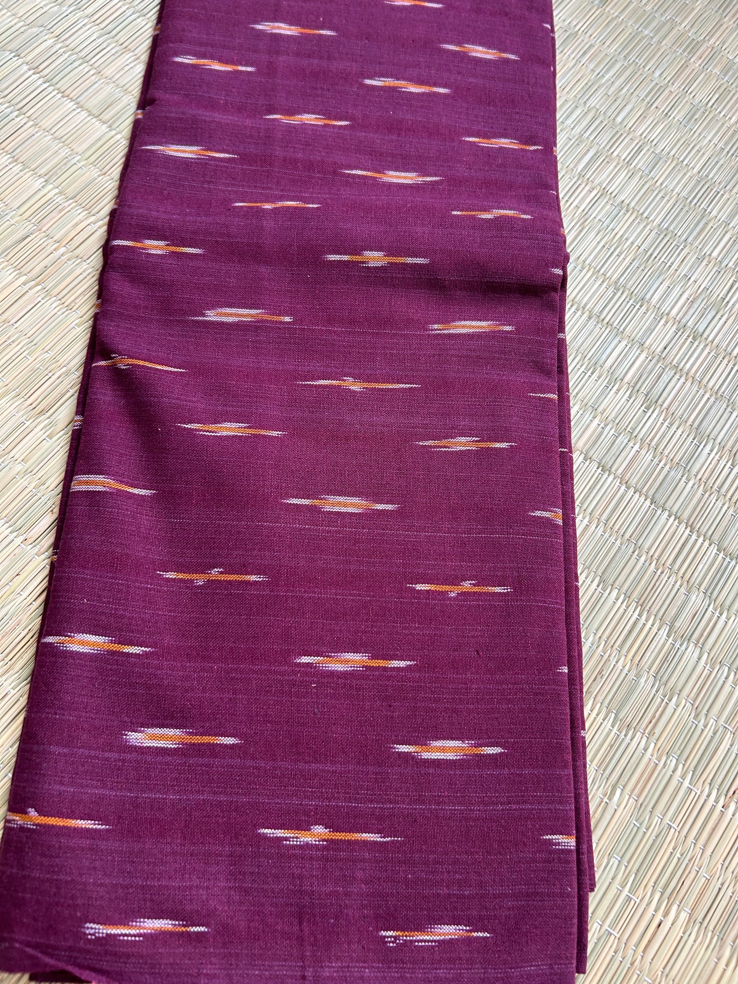 Ikat Cotton Fabric (3 meter)(fab-47)