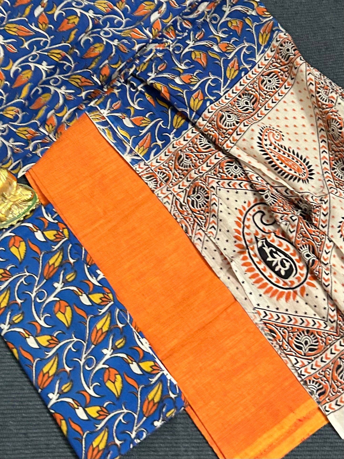 Kalamkari Cotton Dress Material