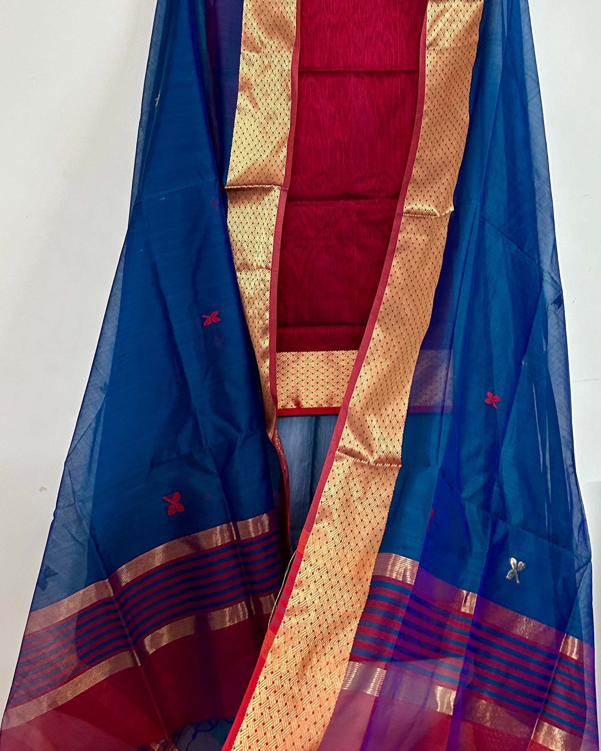 Maheshwari Silk Cotton Dress Material