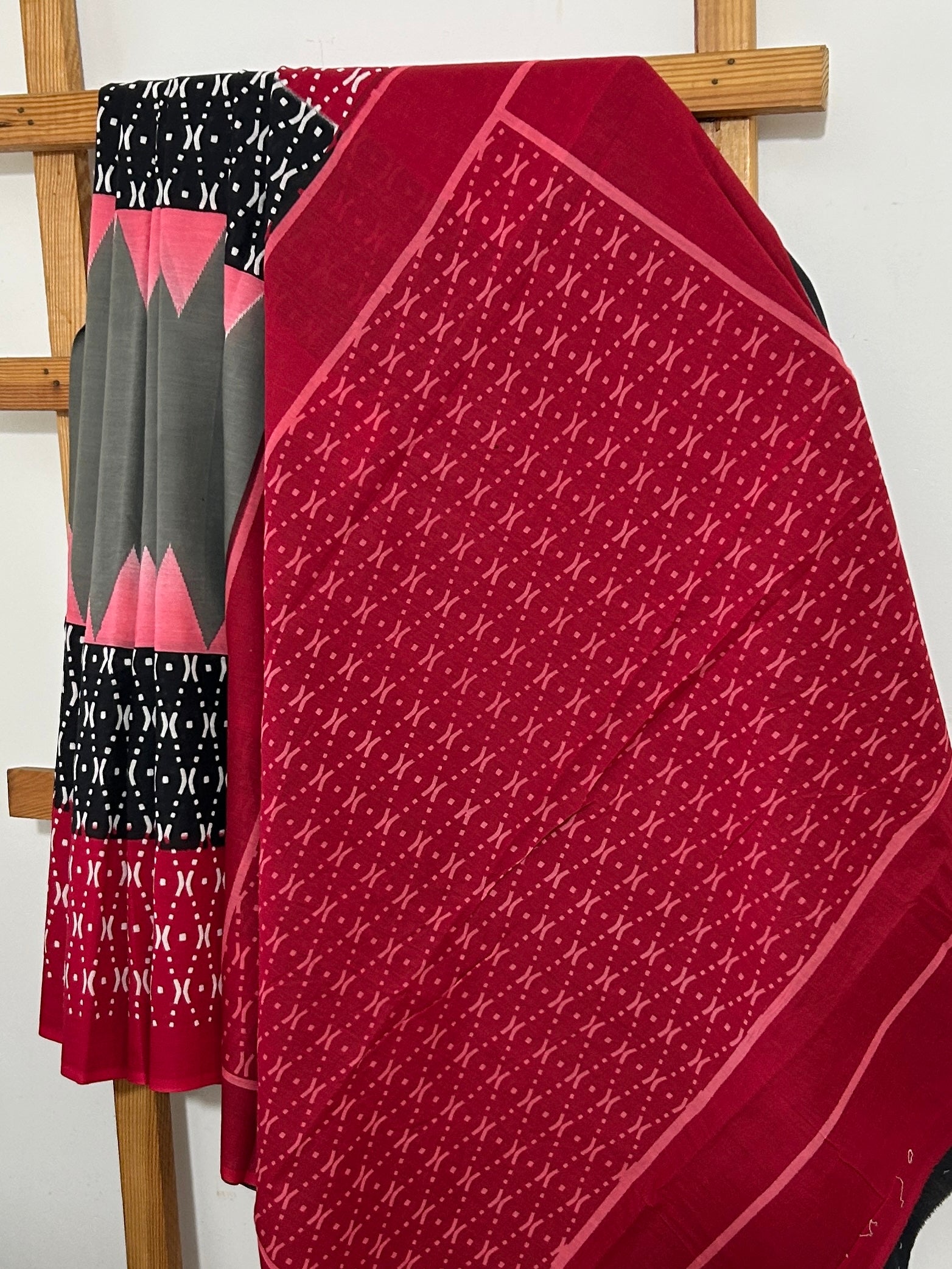  Bagru Hand Block Print Cotton Saree