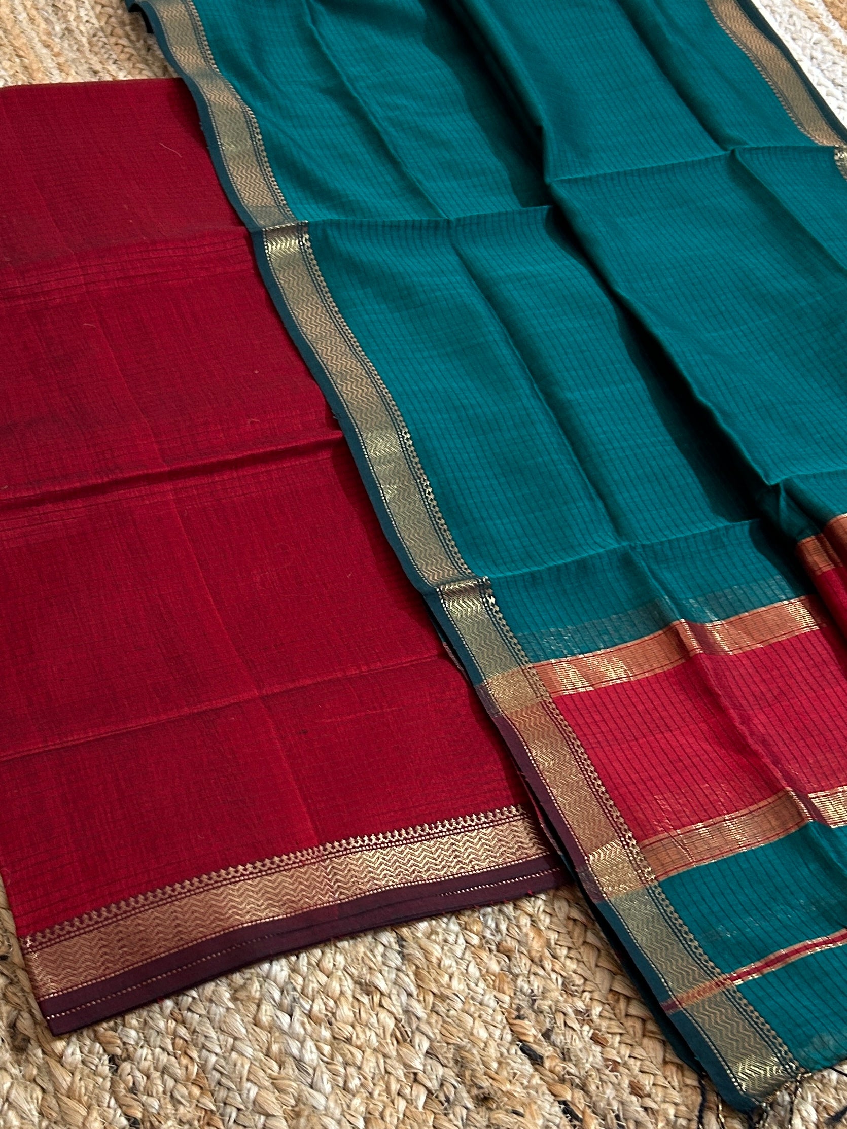 Maheshwari Silk Cotton Dress Material