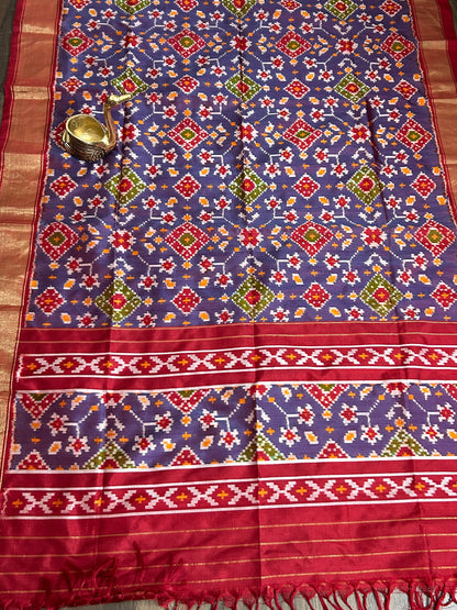 Putapakka Pure Silk Dupatta in Patola Motives