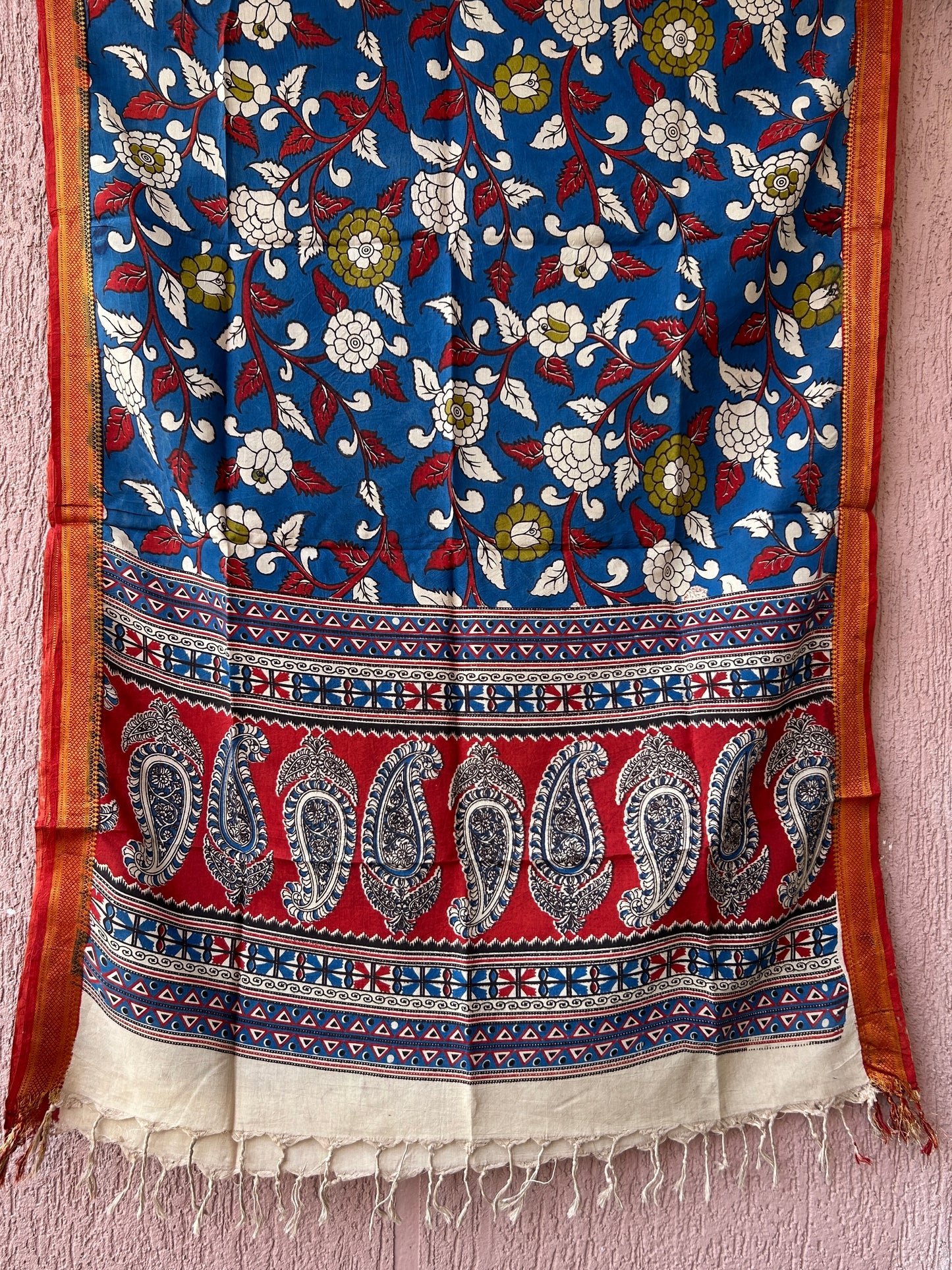 Kalamkari Silk Dupatta