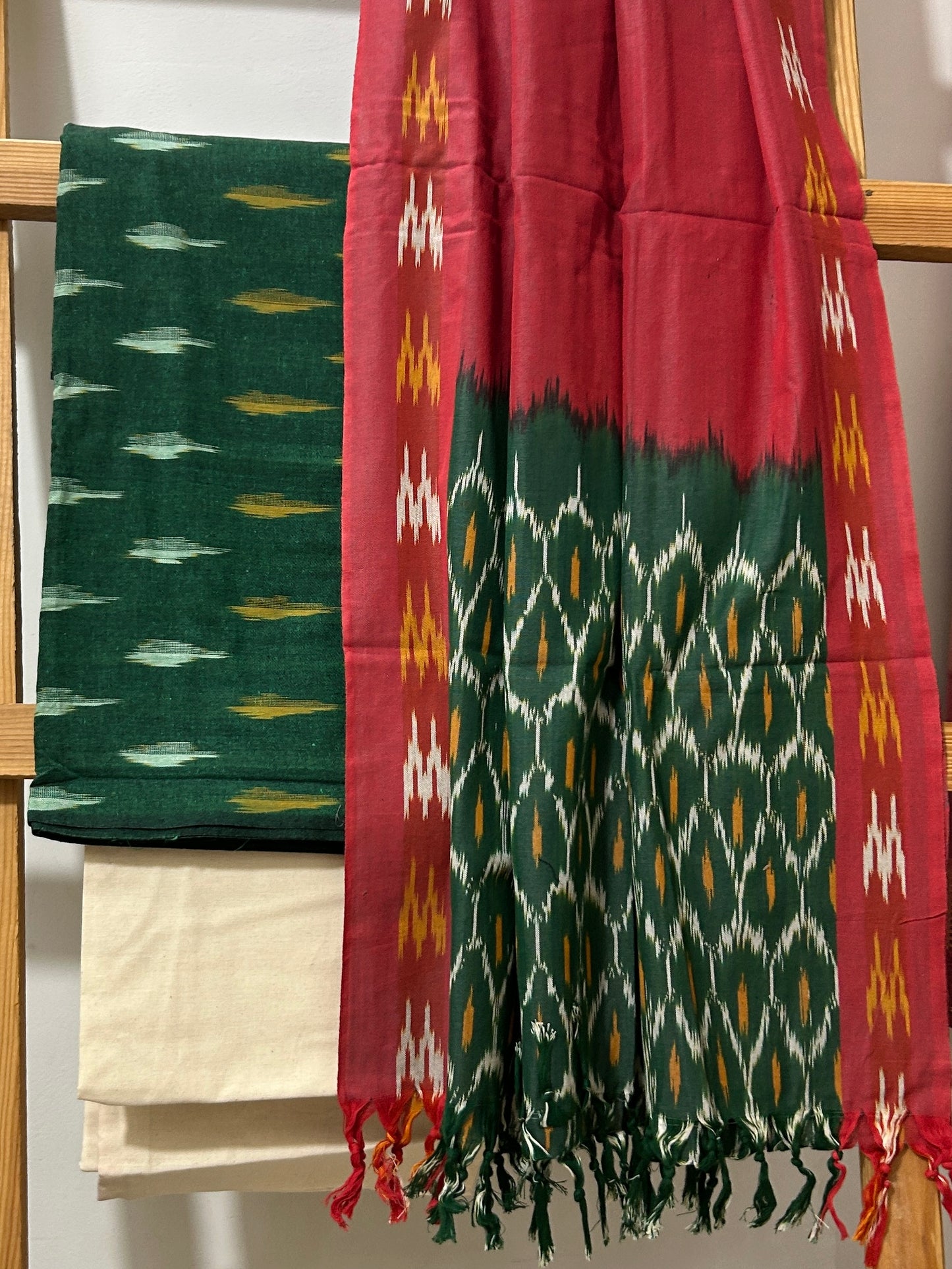 Ikat Cotton Dress Material
