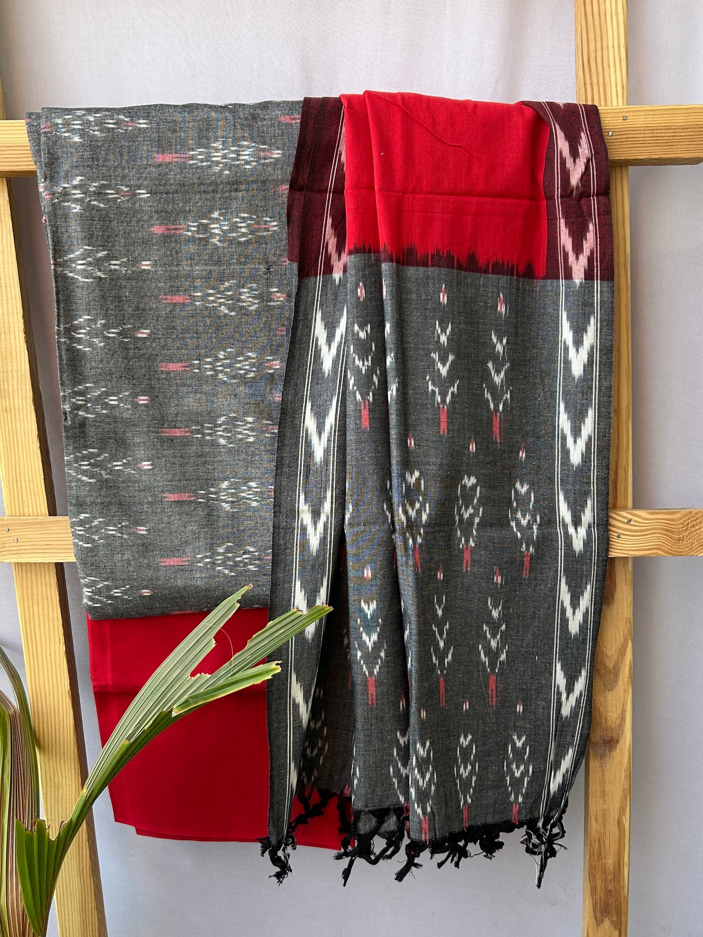Ikat Cotton Dress Material