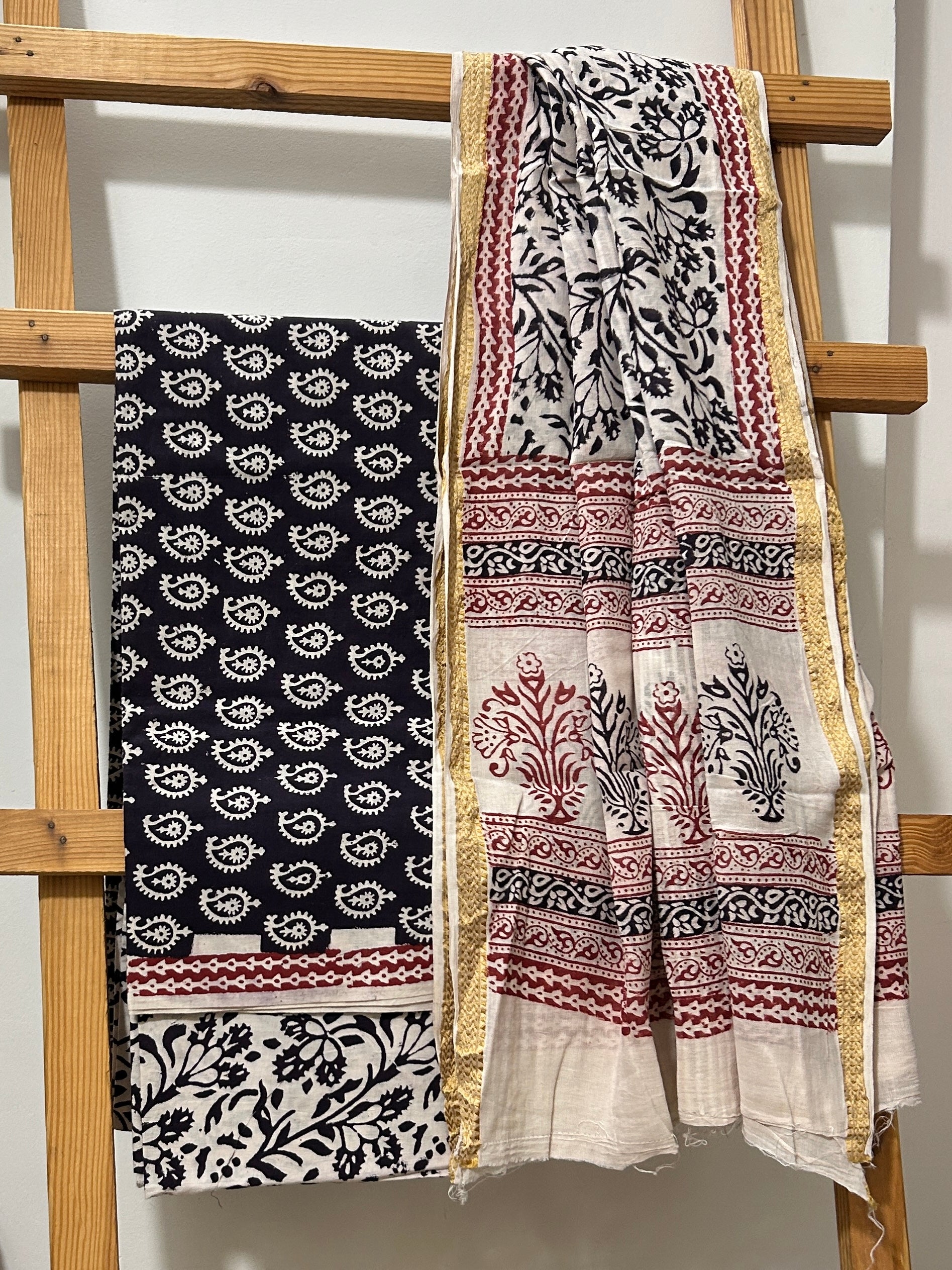 Bagh HandBlock Print Cotton Dress Material&nbsp;